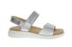 Ara Sandalen Wit Zilver Madeira