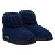 Bergstein Cozy Dark Blue Vilten Pantoffels