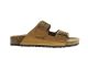 Bionatura Lederen Cognac  Tweeband Slipper
