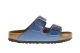 Birkenstock Arizona Dusty Blue Volledig Leder Zacht Voetbed
