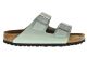Birkenstock Arizona Matcha Leder Zacht Voetbed