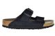 Birkenstock Arizona Midnight Leder Zachtvoetbed Smal