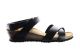 Birkenstock Papillio Lola Black Leder Sleehak