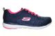 Blauwe Veterschoen Met Roze Veters Skechers