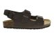 Bruin Leder Herensandalen Comfort Bionatura