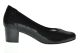 Caprice Pump Black Reptile