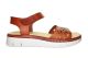 Cognac Lederen Sandaal Brako Steunzolen