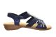 Comfortsandalen Blauw Glitter