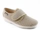 Dames Pantoffel Beige Velcro Alberola