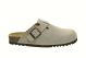 Dark Beige Suede Clogs Scholl
