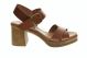 Elegant Damessandalen Pump Cognac