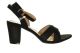 Elegante Zwarte Sandalen Met Hak