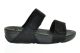 Fitflop Slipper Dubbel Velcro Zwart