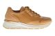 Gabor Beige Sneaker Met Veter En Rits Gevlochten Print