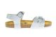 Glitter Zilver Lederen Meisjes Sandaal Plakton Gesp
