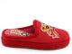 Kinderpantoffel Beer Met Strik Rood