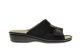 La Plume Zwarte Slipper Tweeband Steunzolen Hallux Valgus