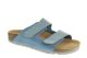 Lichtblauwe Slippers Velcro Bionatura