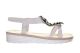 Lichtgrijs Sandalen Comfort Bloem