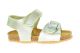 Lichtgroen Lederen Kleine Meisjessandaal Plakton Velcro