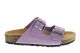 Lila Slippers Leder Bionatura