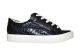 Mirel Blue Croco Sneaker Met Rits