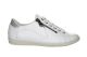 Mobils Witte Lederen Sneaker Met Veter En Rits