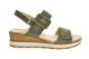 Olijfgroen Damessandalen Caprice