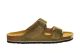 Plakton Khaki Leder Slipper