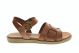 Platte Sandalen Cognac Hee