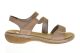 Rieker Beige Comfort Sandaal Velcro