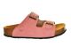 Roze Suede Leder Slipper