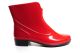 Rubber Laarzen Kort Rood