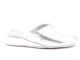 Slipper Sloffen Dames Zilver Leder Buffel