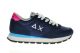 Sun68 Blauwe Trendy Damessneakers