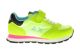 Sun68 Geel Fluo Kindersneaker Met Velcro