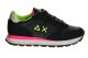 Sun68 Sneaker Nero Giallo Fluo