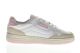 Victoria Wit Roze Lederen Dames Sneaker