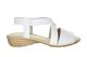 Witte Geklede Sandaal Gabor