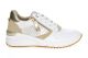 Witte Goude Verhoogde Zool Trendy Sneaker Tamaris