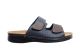 Zwarte 2 Band Slipper Heren Met Velcro