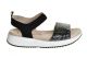Zwarte Comfort Sandalen Caprice