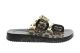 Zwarte Leopard Slipper Igor