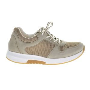Beige Grijze Vetersneaker Rollingsoft Gabor