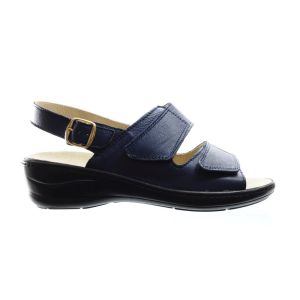 Blauwe Sandaal Met Velcro En Steunzolen