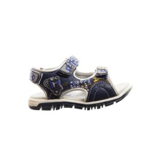 Blauwe Sportieve Kleine Jongenssandaal Met Velcro