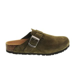 Clog Khaki Suede Bionatura