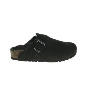 Clogs Zwart Wol Suede Bionatura