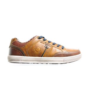 Cognac Sneaker Heren Casual
