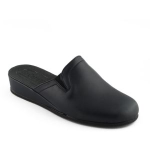 Dames Pantoffel Blauw Leder Caruso